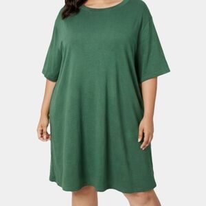 Old Navy Crew Neck Short Sleeve T-Shirt / Sheath Midi Dress Size 2X